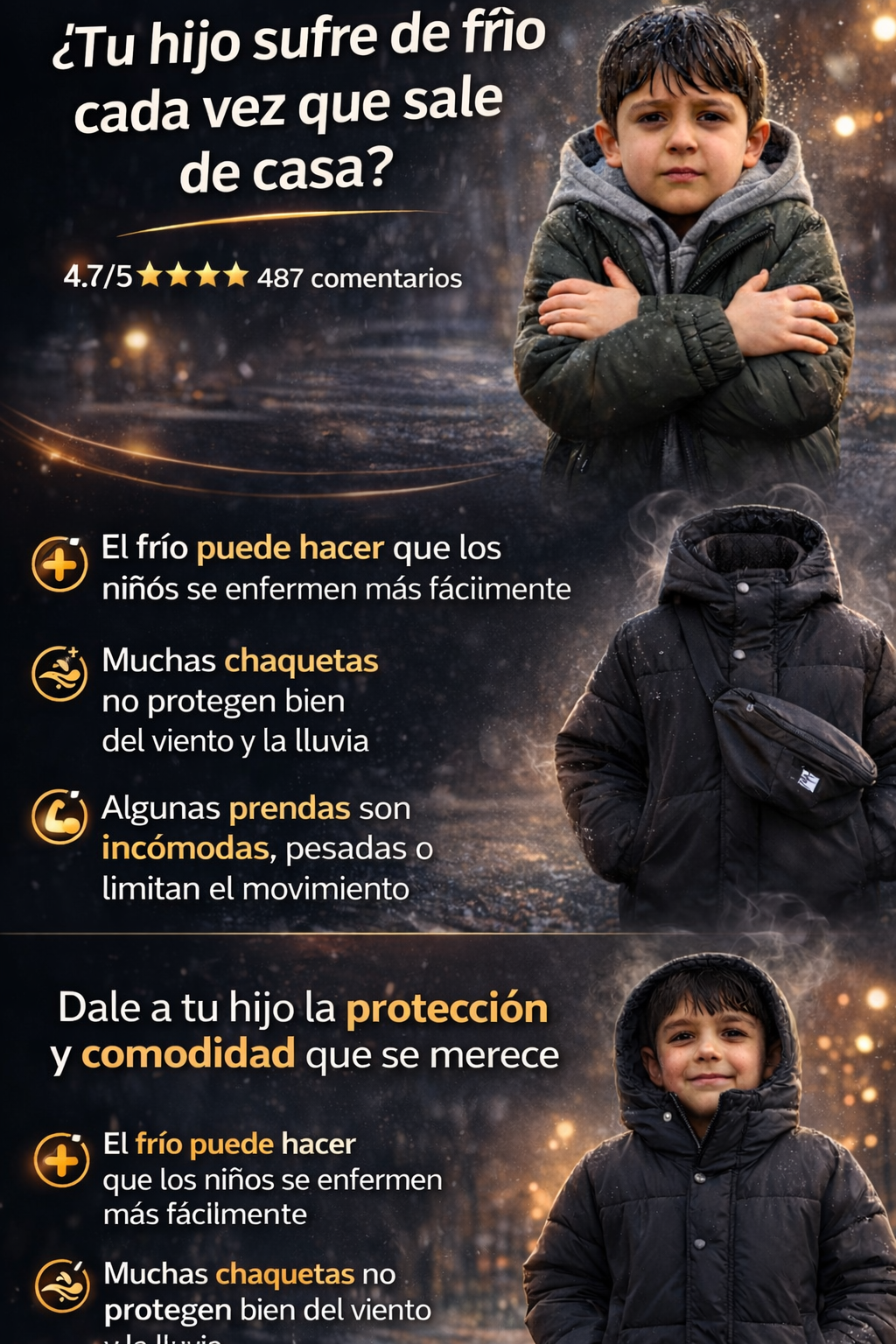 Chaqueta canguro niño  Norface  N200E-3