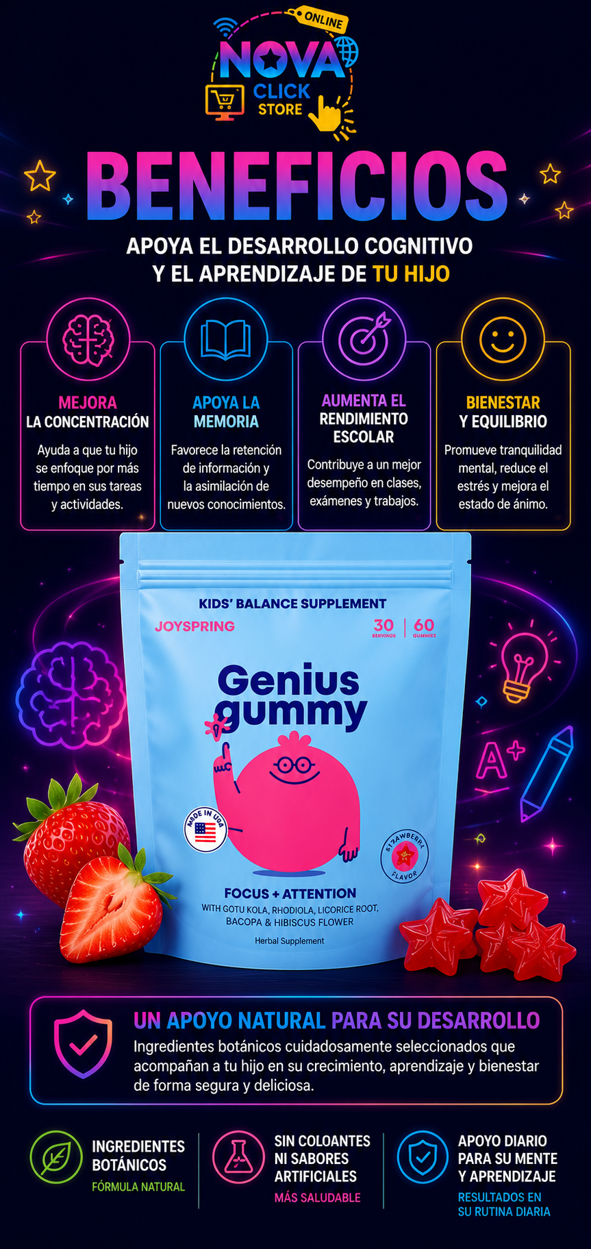 Genius GummY 🚀 Más Enfoque, Más Aprendizaje🚀