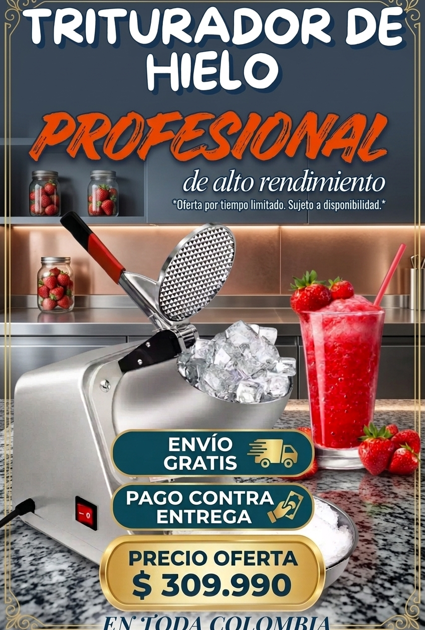 Triturador De Hielo Profesional