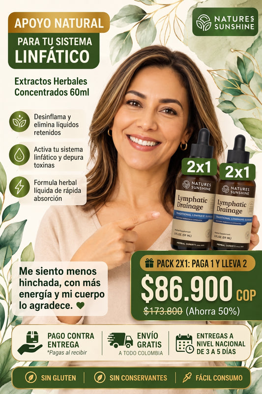 PACK 2X1 Linfo-Vital drenaje linfatico gotas x 60 ml